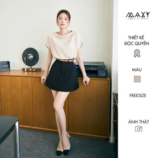  Áo kiểu nữ thắt nơ sau lưng cách điêụ Back Bowtie Top Maxy Workshop 