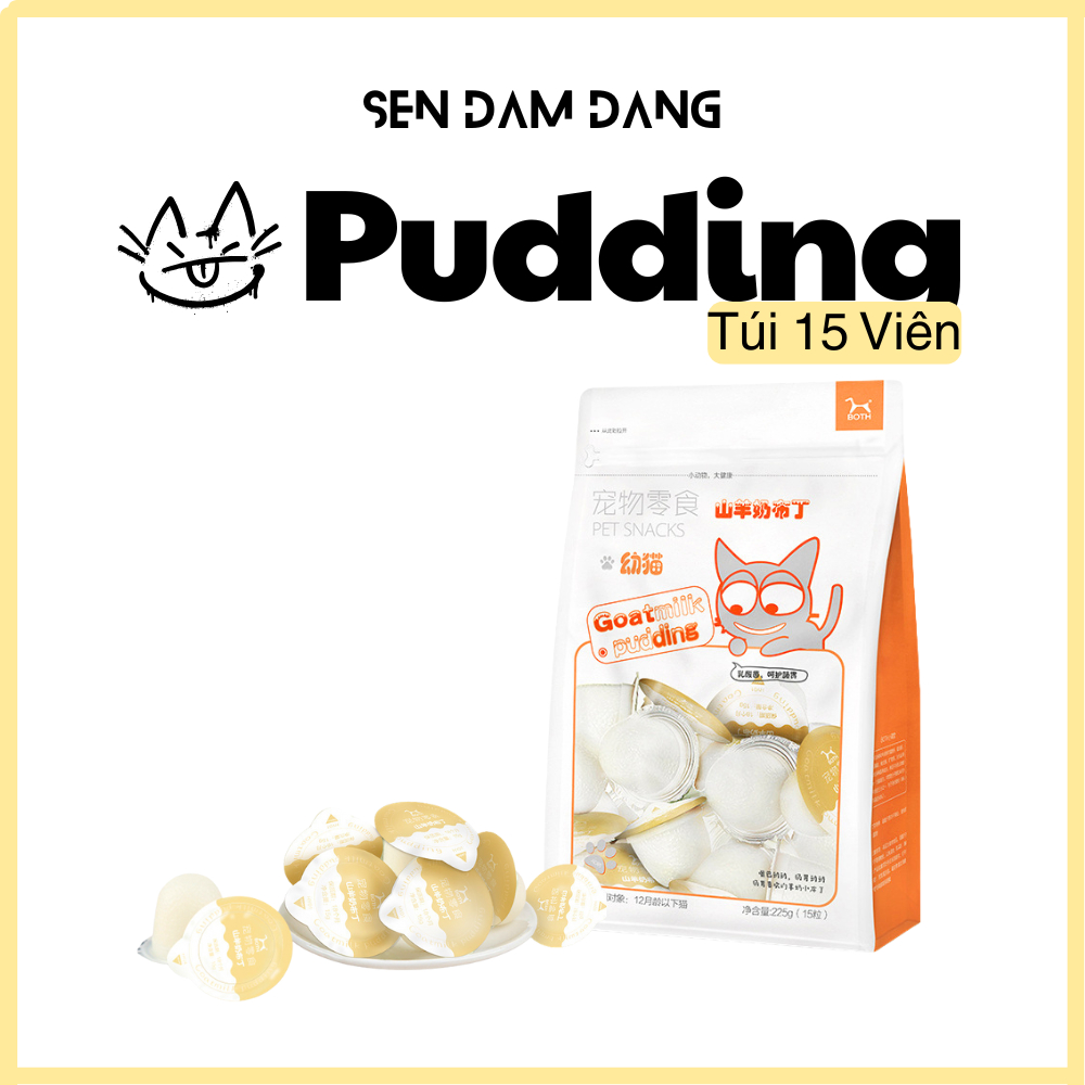 Pudding Sữa Dê Cho Mèo - Túi 15 Viên