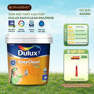  5 LÍT  Sơn tường trong nhà Dulux Easyclean lau chùi vượt trội kháng virus  Sơn nội thất  