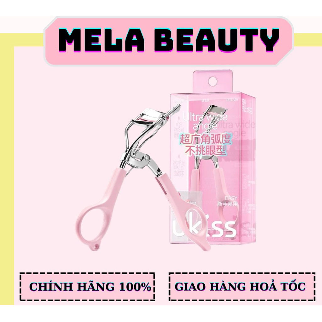 [UKISS] Bấm Mi Ukiss Dụng Cụ Uốn Mi Kèm Đệm Cao Su Thay Thế  Bấm Mi Cong Tự Nhiên, Dễ Dùng
