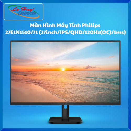 Màn Hình Máy Tính LCD Philips 27E1N1510/71 (27 inch/ IPS/ 2560 x 1440/ 120Hz(OC)/ HDMI/ DP) - Hàng C