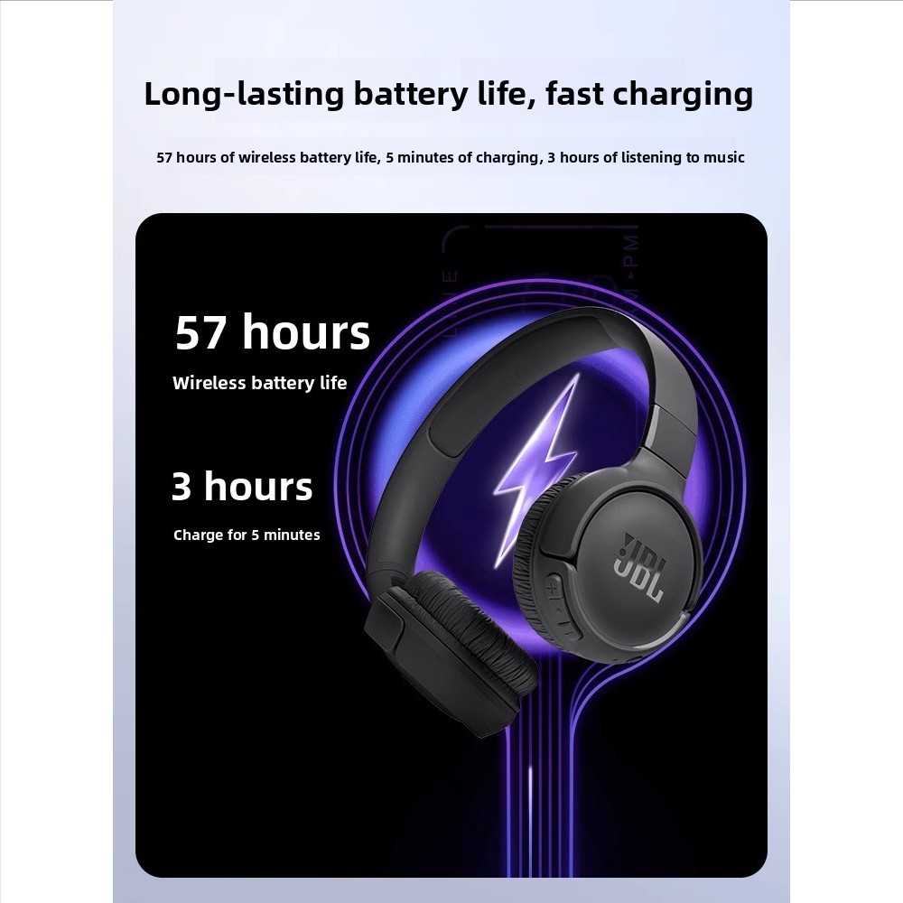 Tai Nghe Chụp Tai Bluetooth JBL Tune 520BT - Hàng Chính Hãng