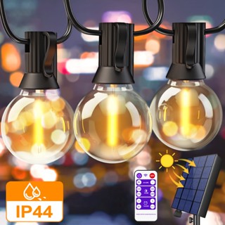  G40 phích cắm Đèn Năng Lượng Mặt Trời USB Điều KhiểnTừ Xa Dây Đèn Giáng Sinh Cổ Tích Đèn Sân Vườn Chống Nước Ngoài Trời 