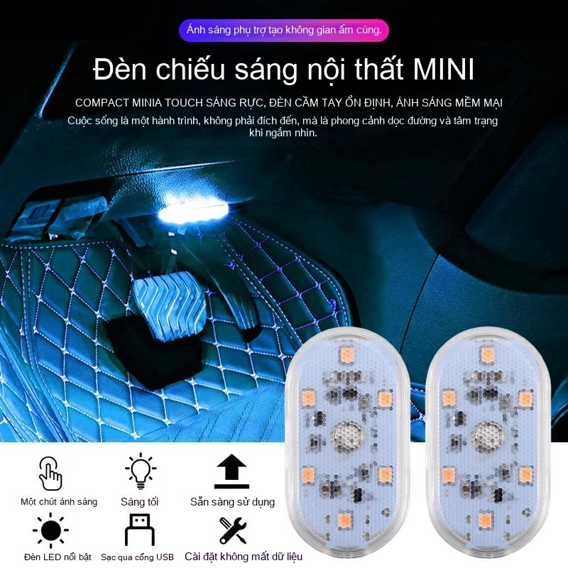Đèn LED gắn trần ô tô cảm ứng