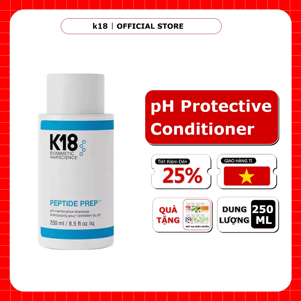 Dầu gội giúp bảo vệ tóc K18 Biomimetic Hairscience Damage Shield Protective Shampoo 250ml