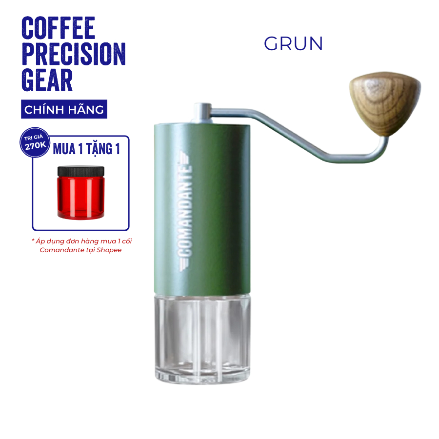 Cối Xay Cà Phê Cầm Tay Comandante Grinder C40 MK4 - Grun