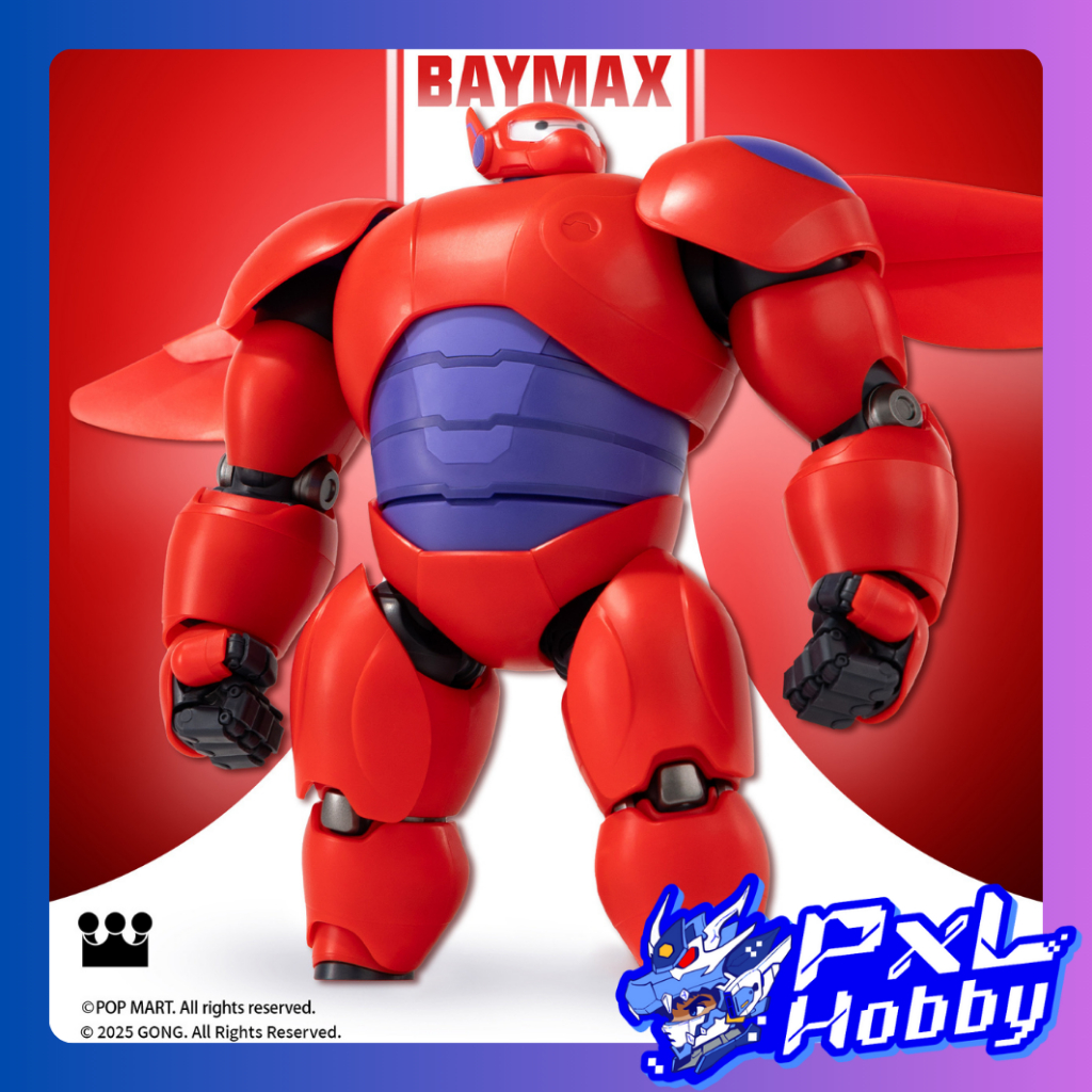 Mô hình lắp ráp "Big Hero 6" Baymax - (GONG Model & POP MART)