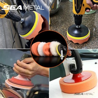 6 Cái/bộ miếng đánh bóng xe hơi Miếng đánh bóng bánh xe 3/4/5 inch miếng đánh bóng bánh xe