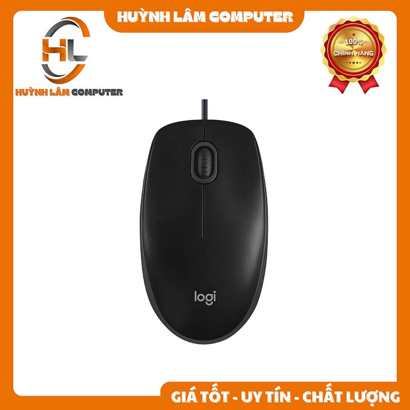 Chuột có dây Logitech B100 Chính hãng Phân Phối
