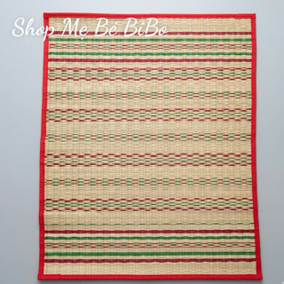  Chiếu cói cho bé sơ sinh nằm thoáng mát giặt giũ thoải mái phù hợp lót sàn nhà nệm và lót nôi cũi 