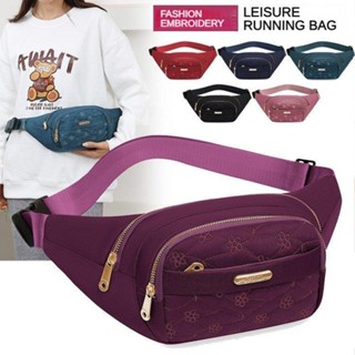 Túi đeo hông thêu thời trang cho nữ Túi đeo vai dung tích lớn chống thấm nước cho bé gái Túi đeo ngực thể thao đạp xe