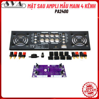 MẶT SAU AMPLI MẪU MAIN 4 KÊNH