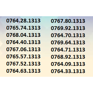 Sim Mobifone phong thủy 1313 data 4G  [SIM CHƯA KÍCH HOẠT, PHẢI ĐĂNG KÝ CHÍNH CHỦ]