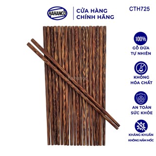 Đũa dừa loại 1 hàng đẹp hahanco không dùng hóa chất tẩy gỗ