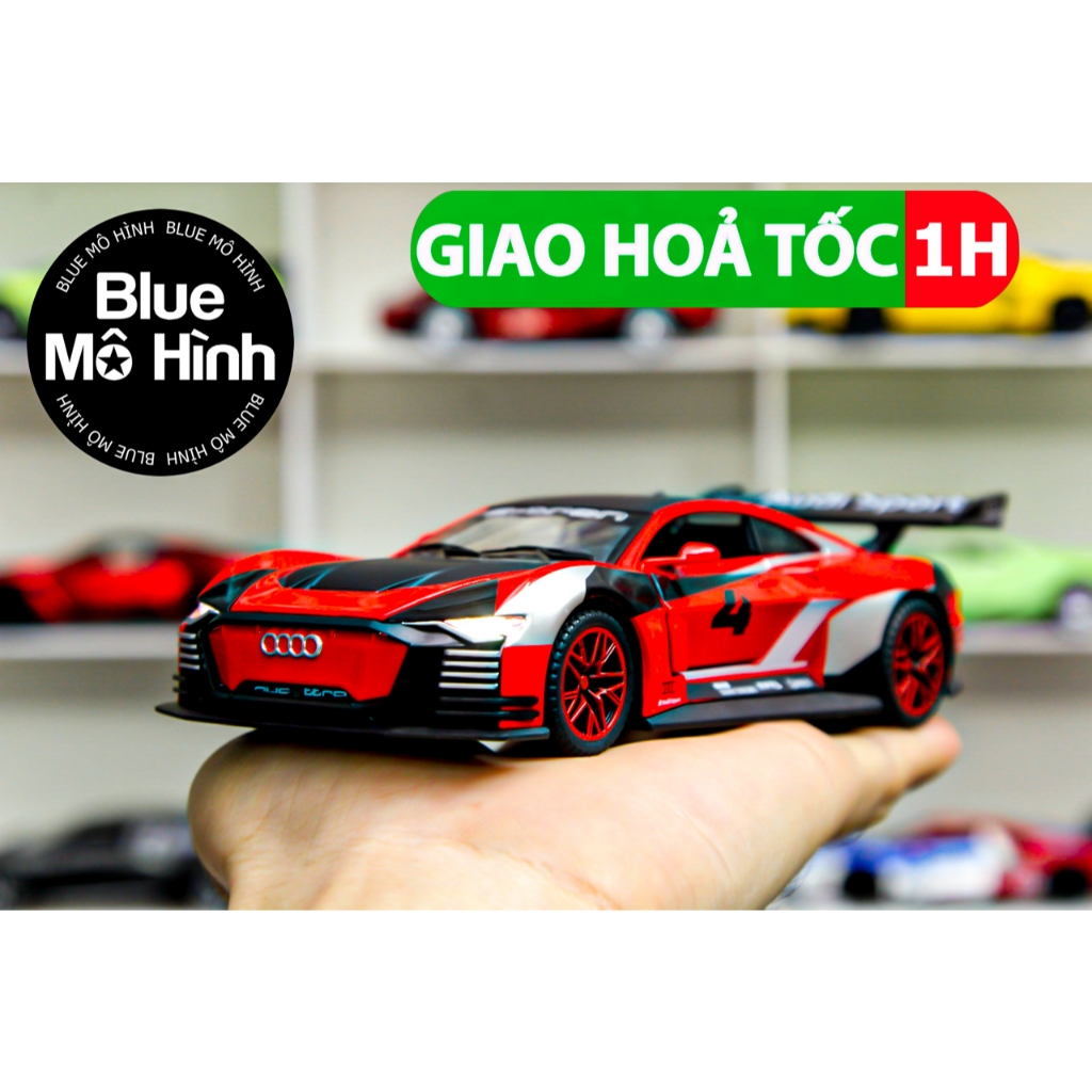 Xe mô hình xe đua Audi E Tron Vision GT 1:32
