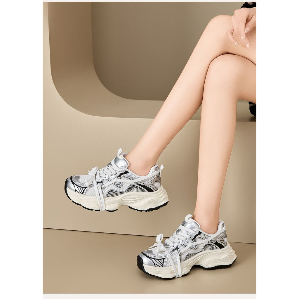 [Đặt trước] Giày thể thao Exull Mode chính hãng phong cách hiện đại, đế 6,5cm, mẫu mới 2025