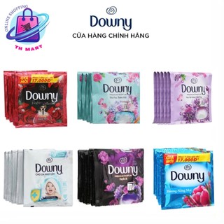  Nước Xả Vải Downy Giữ Hương Thơm Bền Lâu Loại Bỏ Mùi Hôi Dây 10 Gói * 18ml 