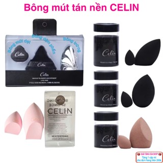  Bông mút tán nền CELIN chính hãng siêu mềm ít hút nền đàn hồi cao dành cho thợ makeup chuyên nghiệp 