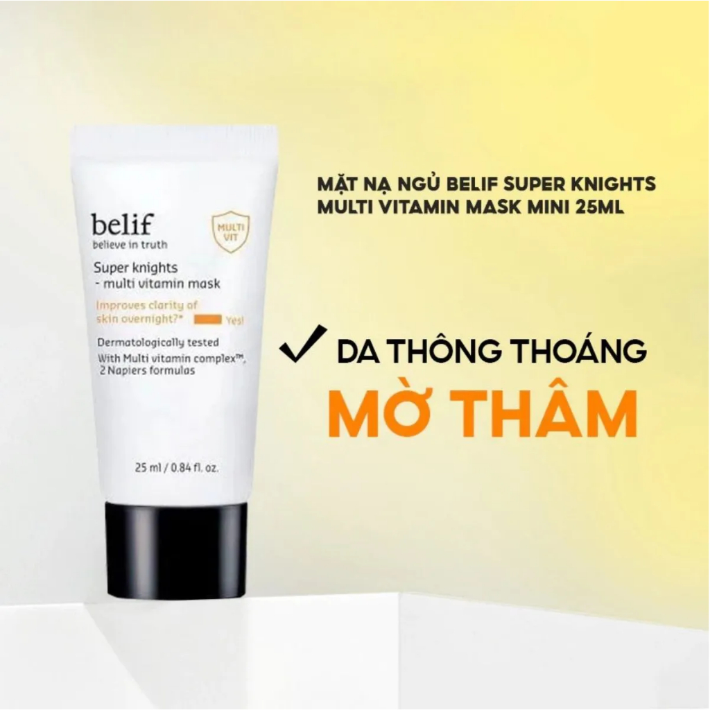 Mặt Nạ Ngủ Belif Super Knight Multi Vitamin Mask - Minisize 25ml
