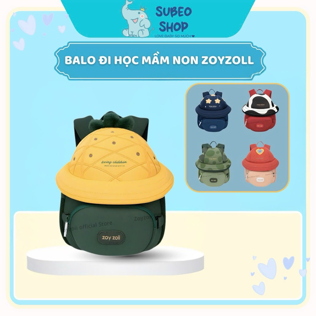 Balo chính hãng cho bé mầm non Zoyzoii b80