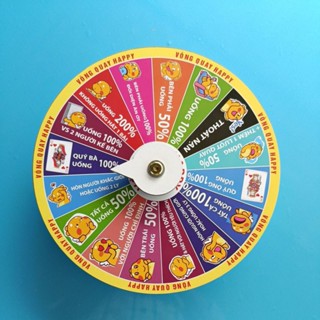  Vòng Quay May Mắn   Ăn Nhậu - đường kính: 25cm x cao 6cm  