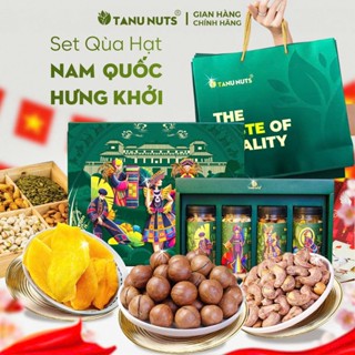  Hộp quà Nam Quốc Hưng Khởi set quà tặng hạt dinh dưỡng TANU NUTS sang trọng 