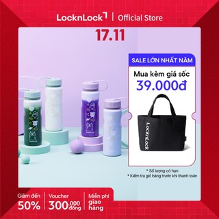  Bình nước LocknLock School Fit Switch Color 500ml đổi màu theo nhiệt độ bằng thép không gỉ LHC7005 