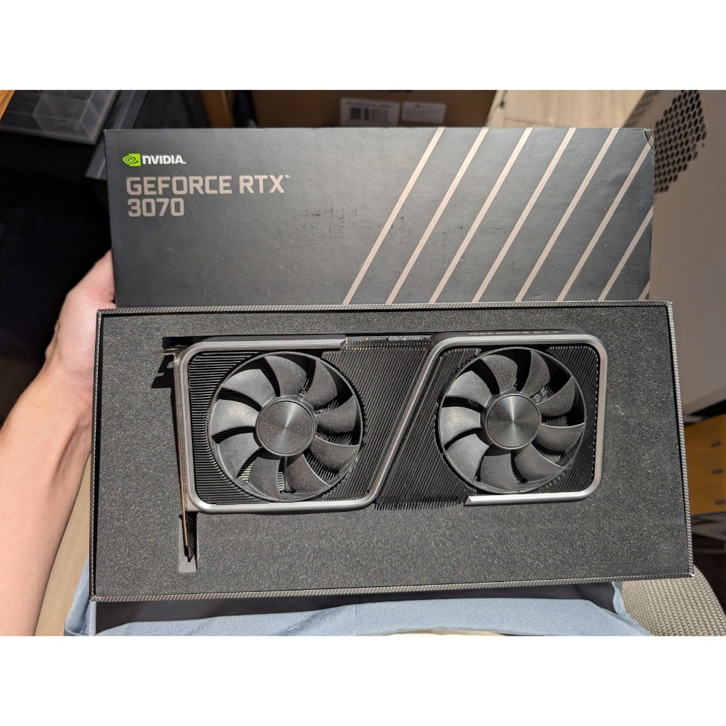 Cạc màn hình NVIDIA RTX 3070 Fouder Edition ( FE) fullbox