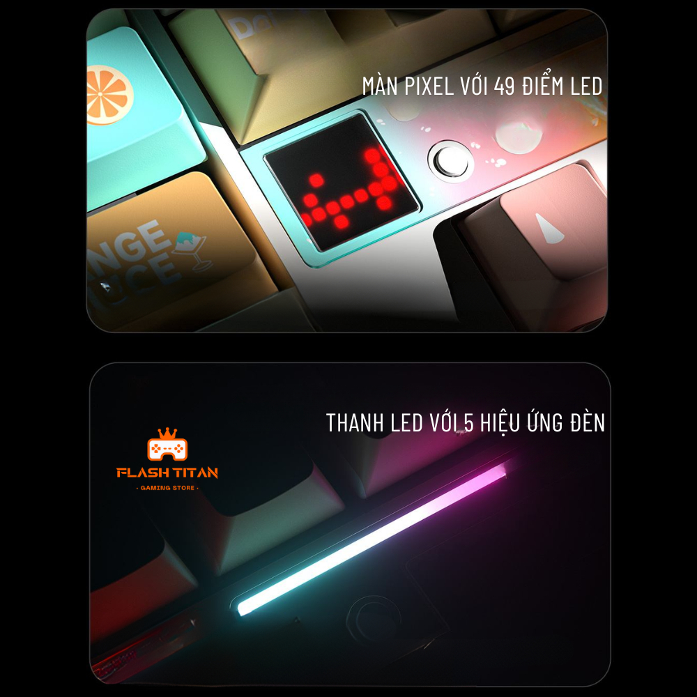 Bàn phím cơ bluetooth AULA F87 PRO V2 - bàn phím không dây có Màn LED Matrix- Bảo hành 12 tháng | BigBuy360 - bigbuy360.vn