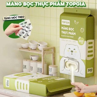   BỊCH LỚN  Túi 300 cái màng bọc thực phẩm TOTO chất liệu PE dày an toàn siêu tiện lợi 
