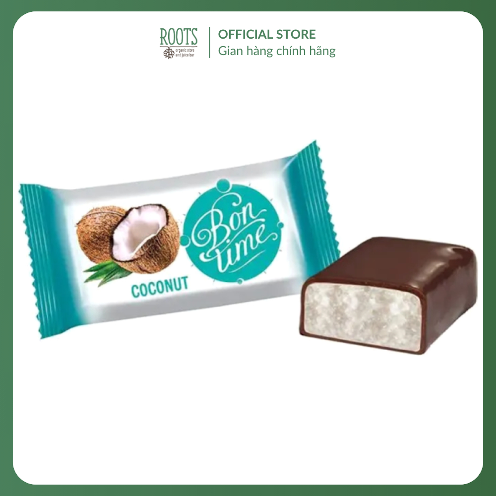 (Ship hỏa tốc) KDV GROUP - Kẹo Phủ Socola Nhân Dừa, Bon Time, Chocolate Glazed Candies with Coconut 
