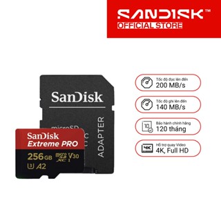 Thẻ Nhớ MicroSDXC SanDisk Extreme Pro V30 A2 64GB - 128GB - 256GB 200MB/s