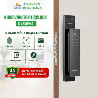 Khoá nhận diện khuôn mặt Ezviz DL50FVS - Tích hợp Camera, Màn Hình IPS 4 inch, Nhiều cách mở khoá