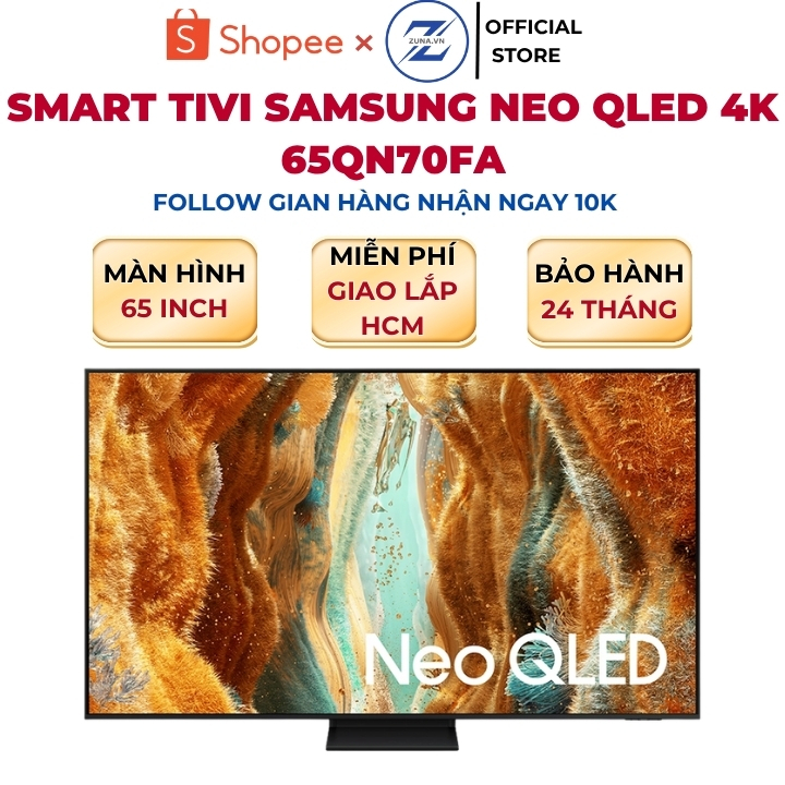 Tivi QLED Samsung 65 inch 65QN70FA - Bảo hành 24 tháng
