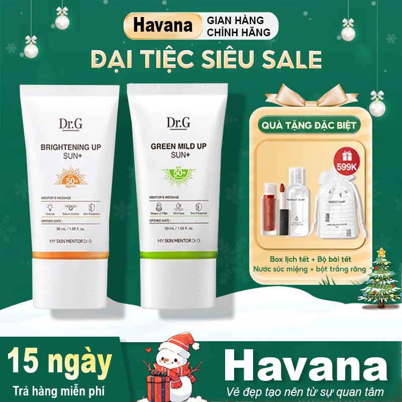 Kem Chống Nắng Dr.G Dưỡng Sáng Da Brightening Up Sun SPF50+ PA+++ 50ml