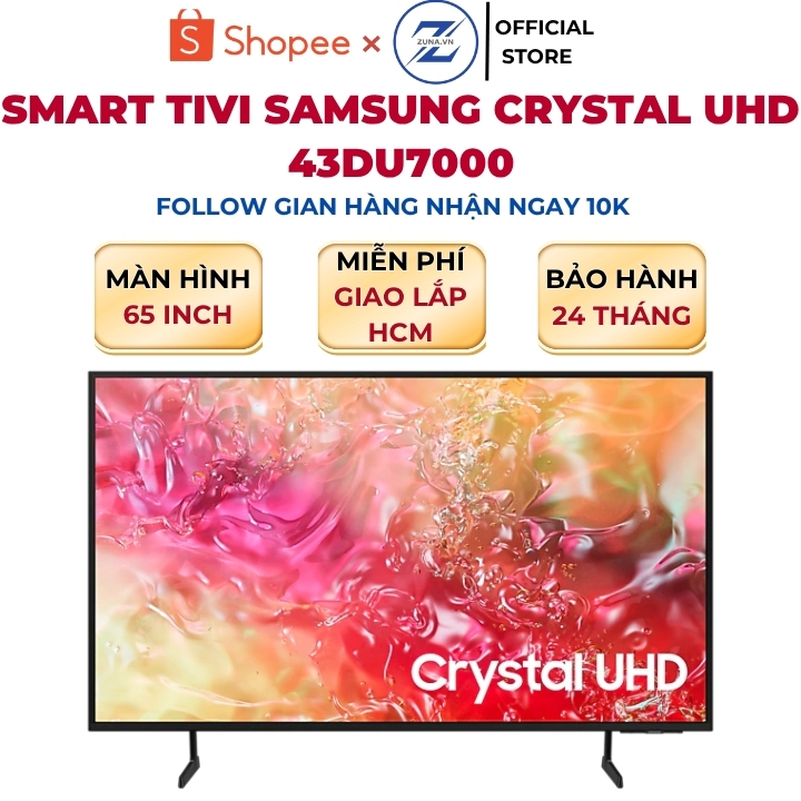 Tivi UHD 4K Samsung 43 inch 43DU7000 - Bảo hành 24 tháng
