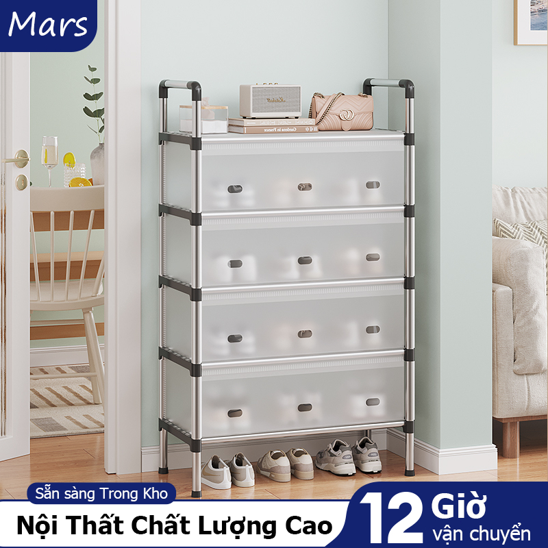 𝐌𝐚𝐫𝐬 Kệ Để Giày Dép Chống Bụi