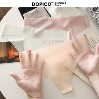  Quần Lọt Khe Nữ Su Lạnh Xuyên Thấu - Quần Chip Nữ Tàng Hình Đáy Dán Chắc Chắn DOPICO L617 