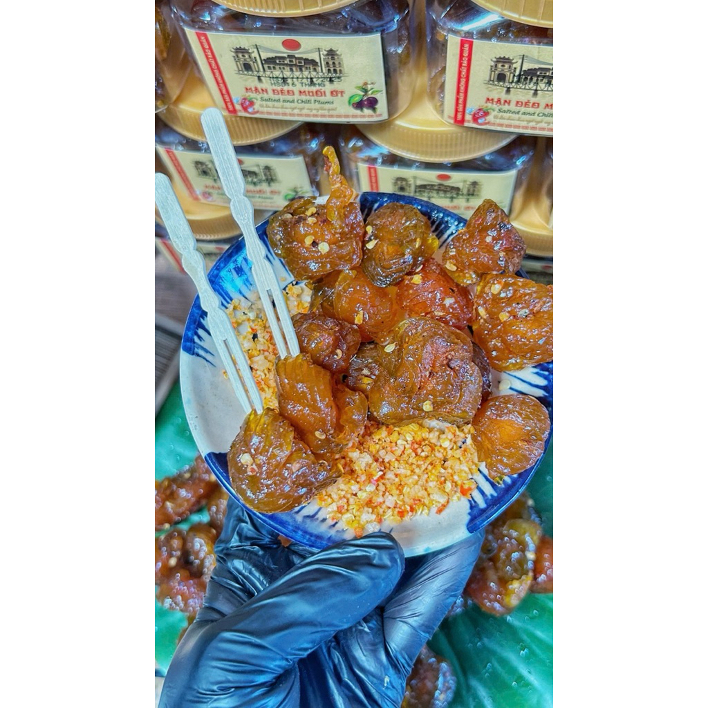 72K hủ 350g mận khía lắc muối ớt