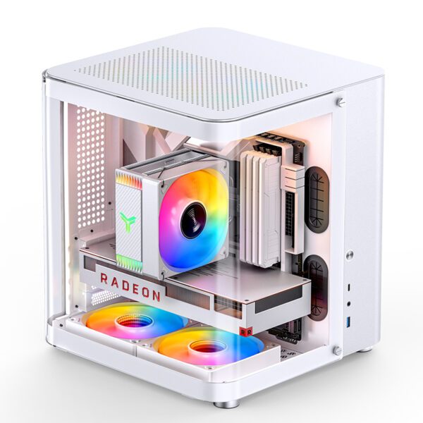 VỎ CASE PC JONSBO TK-1 WHITE - black