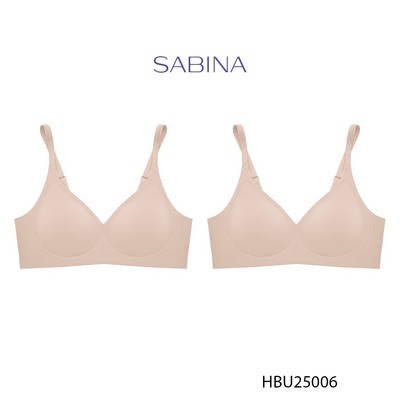 Combo 2 Áo Lót Không Gọng Không Viền May Mút Mỏng Màu Trơn Habpy Pretty Perfect By Sabina HBU25006