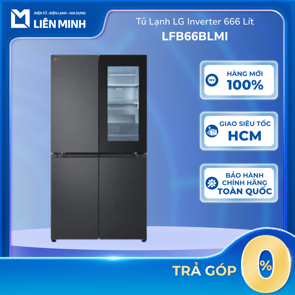 LFB66BLMI - Tủ Lạnh LG Inverter  666 Lít LFB66BLMI - Bảo Hành Chính Hãng