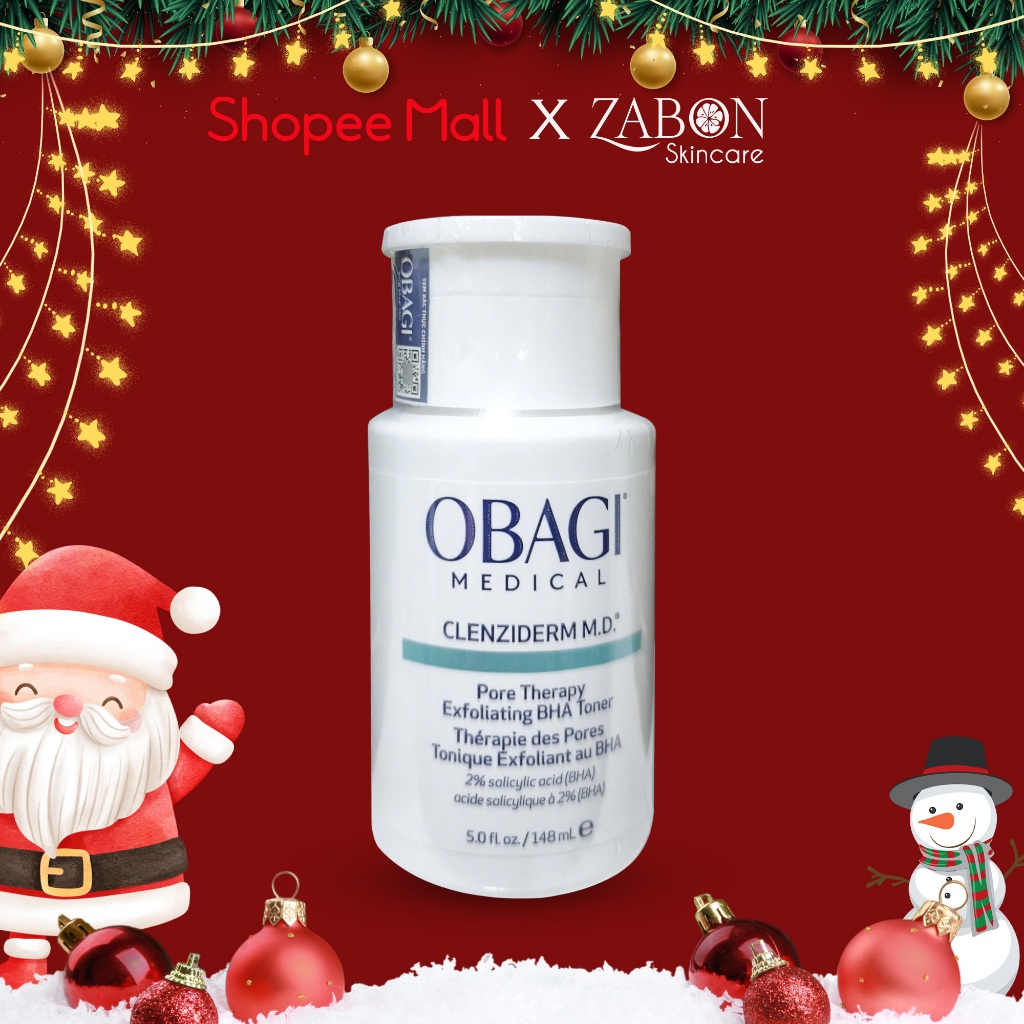 Toner BHA Obagi Medical Clenziderm M.D. Pore Therapy Exfoliating BHA giúp giảm mụn 148ml