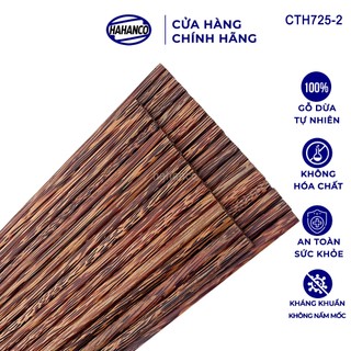 Sét 20 đôi đũa dừa hahanco hàng đẹp không dùng hóa chất tẩy gỗ - cth725-2