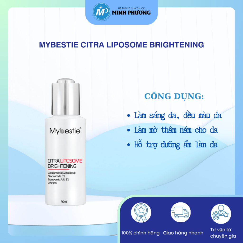 ✅ [CHÍNH HÃNG] Mybestie Citra Liposome Brightening 30ML