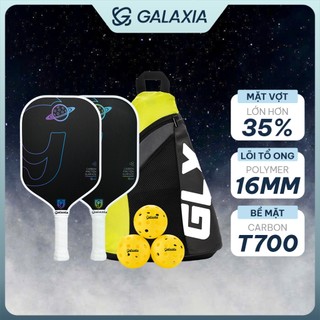  Bộ Vợt Pickleball Galaxia Gemini  16mm - Mặt Vợt Carbon T700  