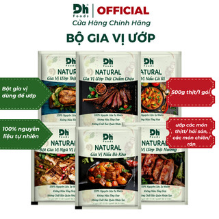  Natural Gia Vị Nấu Ướp Dh Foods - Gia Vị Ngũ Hương Nấu Cà Ri Ướp Thịt Nướng Chẩm Chéo Mắc Mật Bò Kho 
