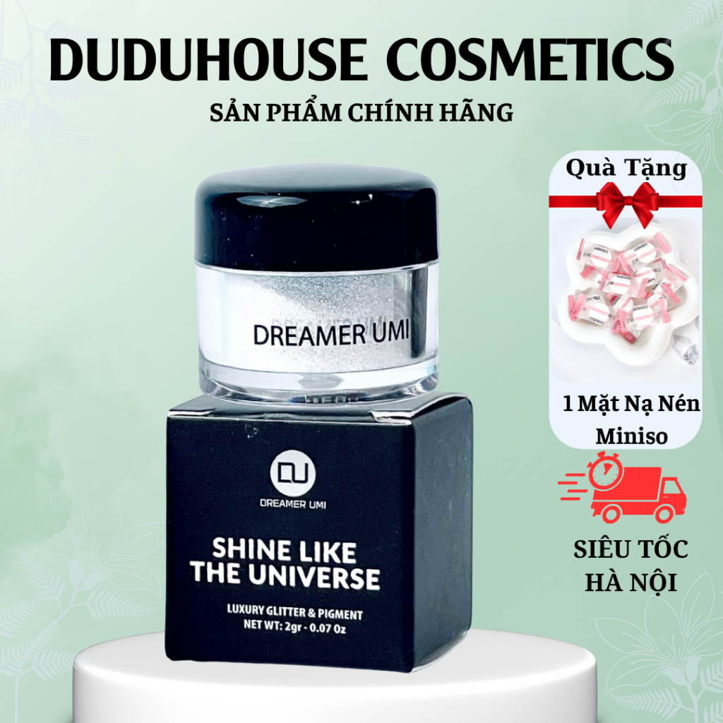 Nhũ Mắt Bột DREAMER UMI Siêu Bắt Sáng, Lấp Lánh Long Lanh