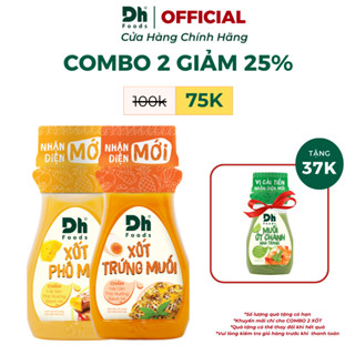  Combo 2 Sốt Phô Mai Trứng Muối Dh Foods 100g - Sốt Chấm Hải Sản Sốt Phô Mai Trứng Muối Phô Mai Nướng Hàu 