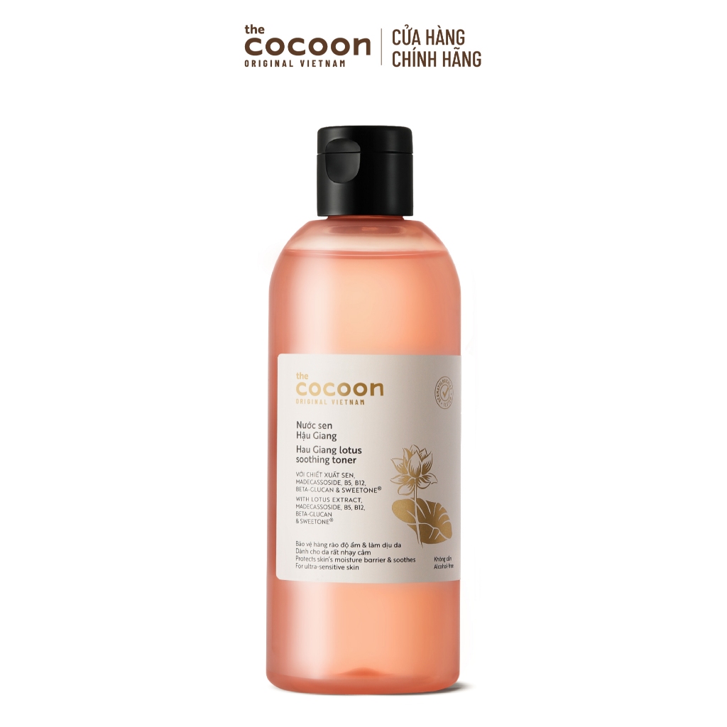 [MUA 2 GIẢM 45%] Combo 2 Nước sen Hậu Giang (toner) giúp phục hồi đa nhiệm cho da rất nhạy cảm Cocoon 310ml | BigBuy360 - bigbuy360.vn